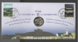 Belgie: Numisletter 3676/77 Gemeenschappelijke Uitgifte Met Luxemburg. - Numisletter