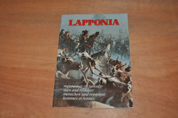 Lapponia  , Mennesker Og Reinsdyr ( Danois , Anglais , Français ) Hommes Et Rennes - Photographie