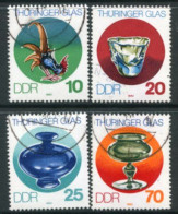 DDR 1983 Thuringian Glass Used.  Michel 2835-38 - Usados