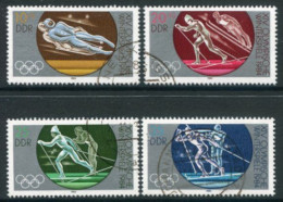 DDR 1983 Winter Olympic Games Used.  Michel 2839-42 - Gebruikt