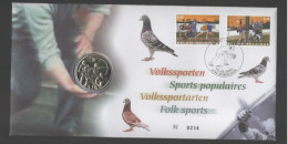 Belgie: Numisletter 3157/58 Volkssporten. - Numisletter