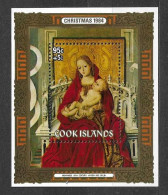 COOK - 1984 ANONIMO XV SEC. Madonna Con Bambino Foglietto Nuovo** MNH - Madonne