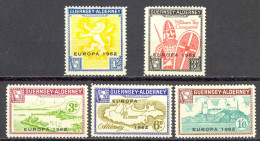 Guernsey Alderney MNH Set/5 1962 Commodore Shipping Europa - Local Issues