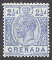 Grenada Sc# 97 MH (a) 1921-1929 2 1/2p Ultramarine King George V - Grenada (...-1974)