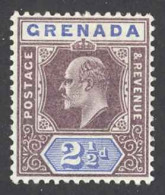 Grenada Sc# 51 MH 1902 2 1/2p King Edward VII - Grenada (...-1974)