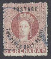 Grenada Sc# 9 Used 1881 2 1/2p Lake Queen Victoria - Grenada (...-1974)