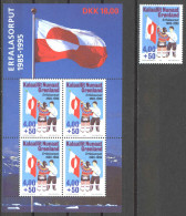 Greenland Sc# B20-B20a MNH 1995 National Flag 10th - Neufs