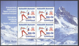 Greenland Sc# B19a MNH Souvenir Sheet 1995 Winter Olympics - Neufs