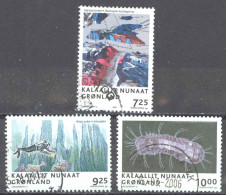 Greenland Sc# 456-458 Used 2005 Science - Usati