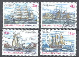 Greenland Sc# 397-400 Used 2002 Ships - Gebraucht