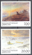 Greenland Sc# 349-350 MNH 1999 Paintings By Peter Rosing - Neufs