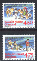 Greenland Sc# 327-328 MNH 1997 Christmas - Neufs