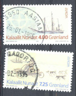 Greenland Sc# 268-269 Used 1994 4k-7.25k Expedition To North East Greenland - Gebraucht