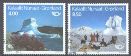 Greenland Sc# 240-241 Used 1991 4k-8.50k Tourism - Used Stamps