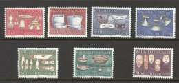 Greenland Sc# 165-172 MNH 1986-1988 Artifacts - Ungebraucht