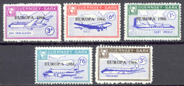 Guernsey Sark MNH Set/5 1966 Commodore Shipping Europa - Local Issues