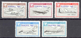 Guernsey Sark MNH Set/5 1965 Commodore Shipping Europa - Local Issues