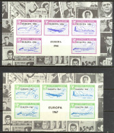 Guernsey Alderney MNH Set/2 Souvenir Sheet (IMPERF) 1966-1967 Commodore Europa - Local Issues