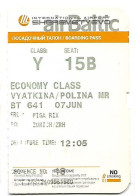 Boarding Pass / Avion / Aviation / Air Baltic - Instapkaart