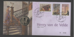 België: Numisletters 3146/48 Henry Van De Velde. - Numisletters