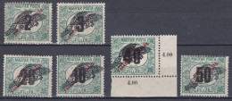 Hongrie Taxe 1920 N° 58-63 MH * MAGYAR TANACS KOZTARSASAG    (J23) - Postage Due