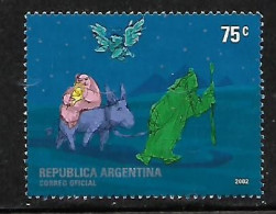 ARGENTINA - AÑO 2002 - Navidad 2002 - Usada - Used Stamps