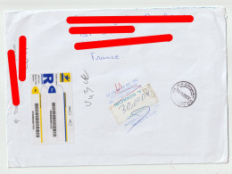 7303 Lettre Cover 2023 MAROC MOROCCO RECOMMANDE REGISTERED CURIOSITE CURIOSITY CHEF DE CENTRE KHEMISSET - Maroc (1956-...)