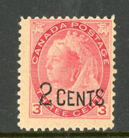 Canada MNH 1899 Queen Victoria Provisional Issue - Neufs