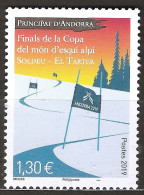 Andorre Français 2019 N° 828 ** Sport D'Hiver, Ski, Soldeu-El Tarter, Championnats Du Monde, Marcel Hirscher, Pinturault - Unused Stamps
