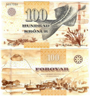 Faroe Islands 100 Kronur 2011 UNC - Faroe Islands