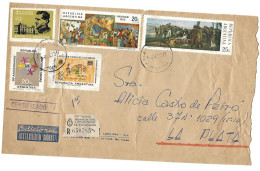 ARGENTINA - AÑO 1973 - Carta Certificada Con Franqueo Muy Variado, Excelente Sobre 25x15 Cm - Lettres & Documents