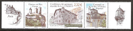 Andorre Français 2020 N° 852 ** Architecture, UNESCO, Casa De La Vall, Château De Foix, Cathédrale Sainte-Marie D'Urgell - Unused Stamps