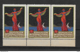 LOTE 1195 A  ///   (C020) BARCELONA EXPOSICION INTERNACIONAL 1929 **MNH     *** MUY RAROS ****** - Barcellona