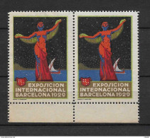 LOTE 1195 A  ///   (C020) BARCELONA EXPOSICION INTERNACIONAL 1929 **MNH     *** MUY RAROS ****** - Barcelona