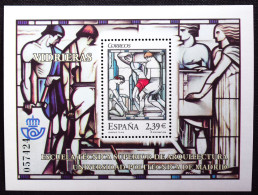 España Spain  2006 Vidrieras Mi BL159  Yv BF157  Edi 4280  Nuevo New MNH ** - Glas & Fenster