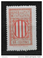 LOTE 1195 B   ///   GENERALITAT DE CATALUNYA  25 CTOS ** MNH - Barcelona