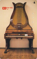 RARE TC JAPON / 110-011 - MUSIQUE - PIANO LYRE SCHLEIP / Germany - KLAVIER WIEN MUSIC Instrument JAPAN Phonecard - 55 - Musique