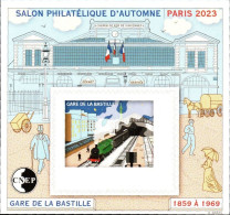 CNEP Le N°  93 A De 2023 - Bloc Non Dentelé - Salon De D'automne. Gare De La Bastille - CNEP