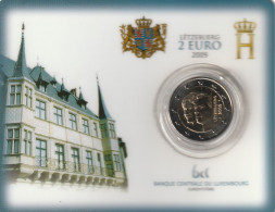 LUXEMBURG 2009 COINCARD 2€   /  LUXEMBOURG 2009 CARTE PIÈCE DE MONNAIE 2€ / LUXEMBOURG 2009 COINCARD 2€ - Luxemburg