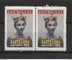 LOTE 1195 D  ///   BARCELONA FIESTAS DE LA MERCED 1956 - Barcellona