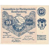 Autriche, Senftenberg, 10 Heller, Paysage, 1920, 1920-12-31, SPL, Mehl:FS 993a - Oesterreich