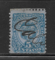 (LOT305) Colombia Postage Stamp. 1883 5c. Sc 118. "Cali". F HR - Colombie