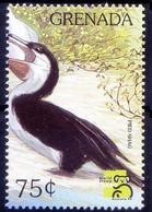 Grenada 1999 MNH, Pied Shag, Water Birds - Marine Web-footed Birds