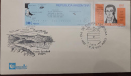 EL)1982 ARGENTINA, 153RD ANNIVERSARY OF THE POLITICAL AND MILITARY COMMAND OF THE MALVINAS ISLANDS, LOCATION OF THE ISLA - Ungebraucht