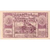 Autriche, Krumau Am Kamp, 50 Heller, Rocher, 1920, 1920-12-31, SPL, Mehl:FS 487a - Oesterreich