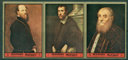 Manama 1972 Mi#1130-1132 Paintings By Tintoretto MUH - Manama