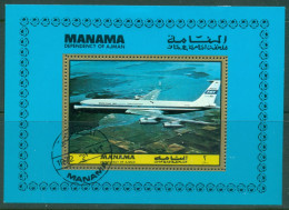 Manama 1972 Mi#MS214A Aeroplanes Boeing 707 MS CTO - Manama