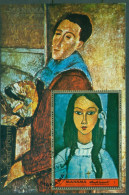 Manama 1972 Mi#MS194A Paintings By Amedeo Modigliani MS CTO - Manama