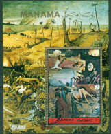 Manama 1972 Mi#MS188A Paintings By Pieter Breugel The Elder MS CTO - Manama