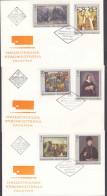 Bulgaria 1967 - Painting By Bulgarian Painter From The National Gallery In Sofia, Mi-Nr. 1771/76, 3 FDC - FDC
